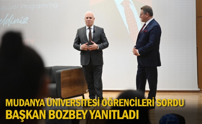 Mudanya Üniversitesi öğrencileri sordu, Başkan Bozbey yanıtladı