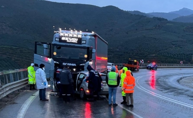 Bursa'da feci kaza! 1 kişi hayatını kaybetti