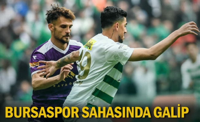 Bursaspor sahasında galip