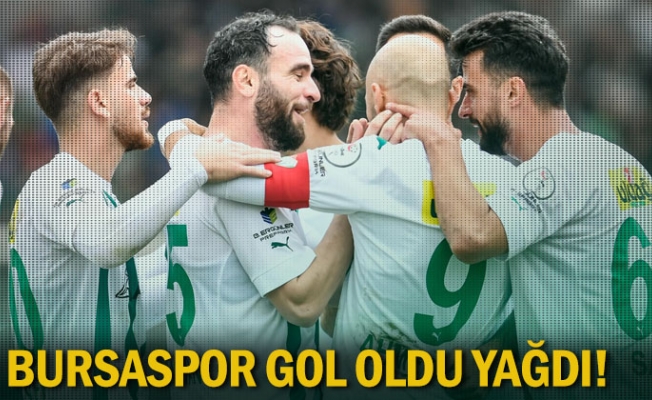 Bursaspor gol oldu yağdı!