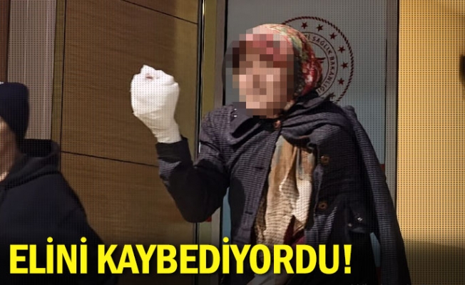 Elini kaybediyordu!