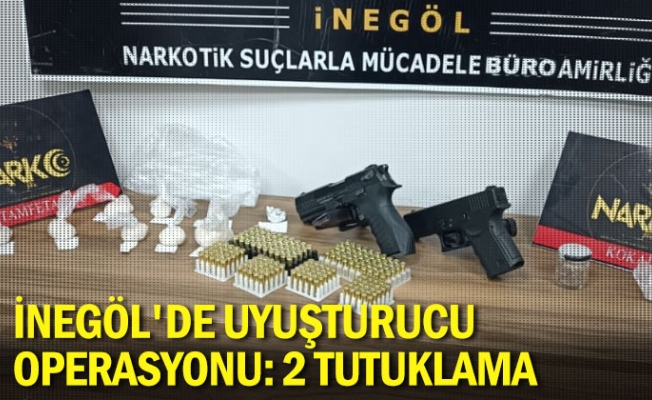 İnegöl'de uyuşturucu operasyonu: 2 tutuklama