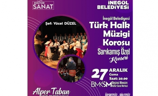 İnegöl’de Kültür Sanat Dolu Hafta