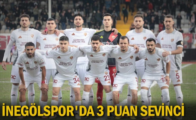 İnegölspor'da 3 puan sevinci