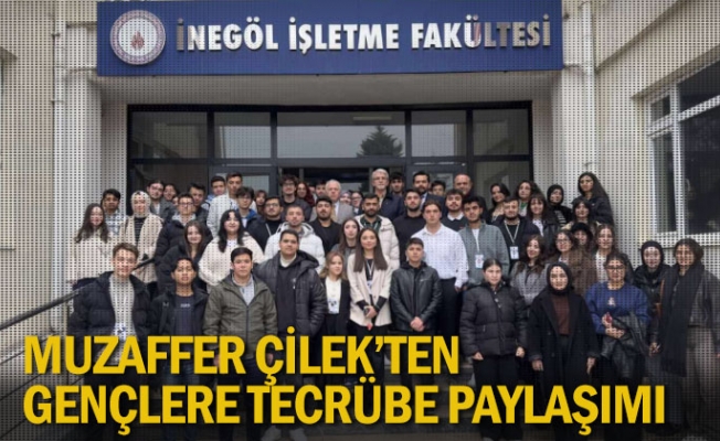 Muzaffer Çilek'ten gençlere tecrübe paylaşımı