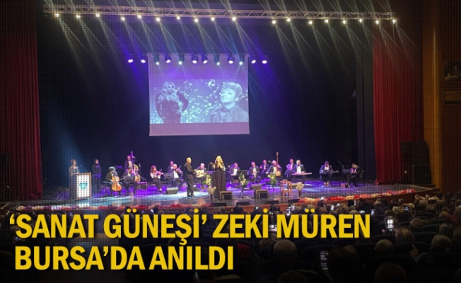 ‘Sanat Güneşi’ Zeki Müren, Bursa’da anıldı