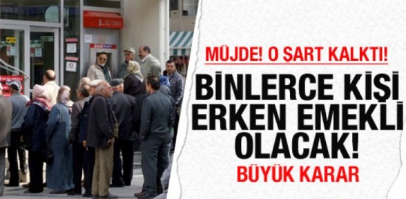 50 Yaşında emeklilik artık mümkün