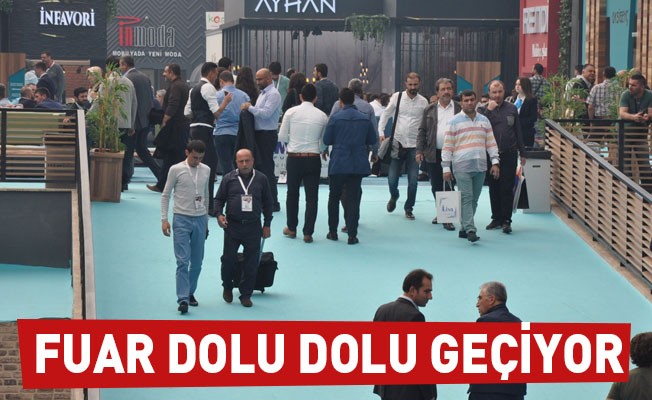 Fuar dolu dolu geçiyor