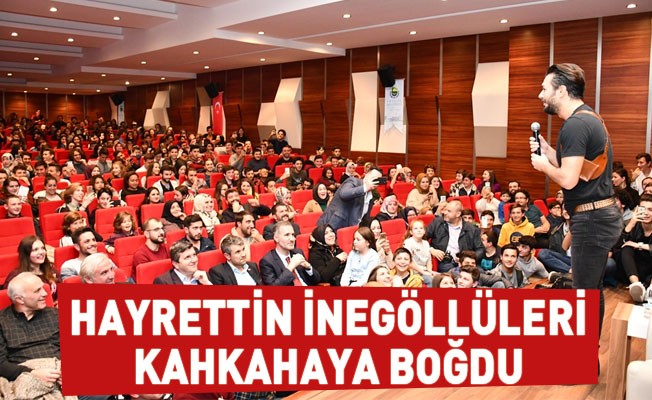 Hayrettin İnegöllüleri Kahkahaya Boğdu