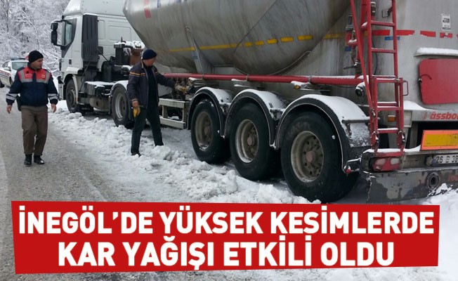 Yüksek kesimlerde kar yağışı etkili oldu