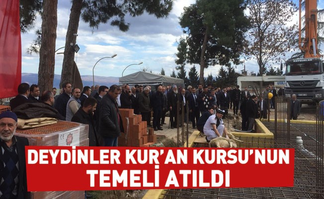 Deydinler Kur’an Kursu’nun Temeli Atıldı