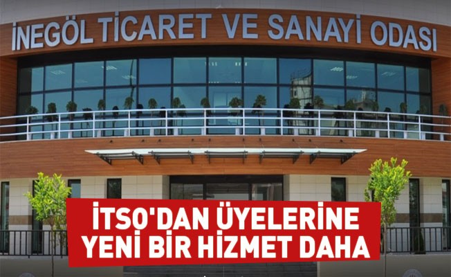 İTSO'dan üyelerine yeni bir hizmet daha