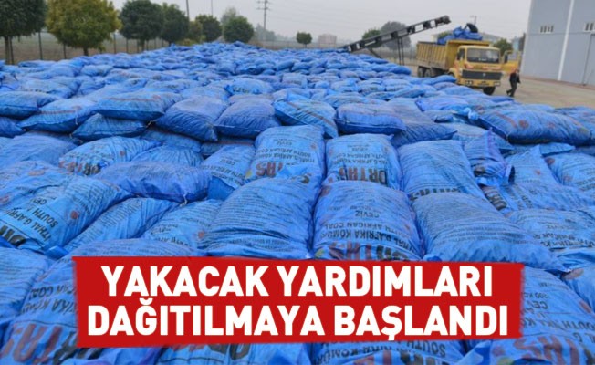 Yakacak Yardımları Dağıtılmaya Başlandı