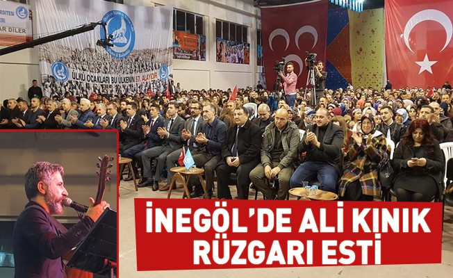 İnegöl'de Ali Kınık Rüzgarı Esti