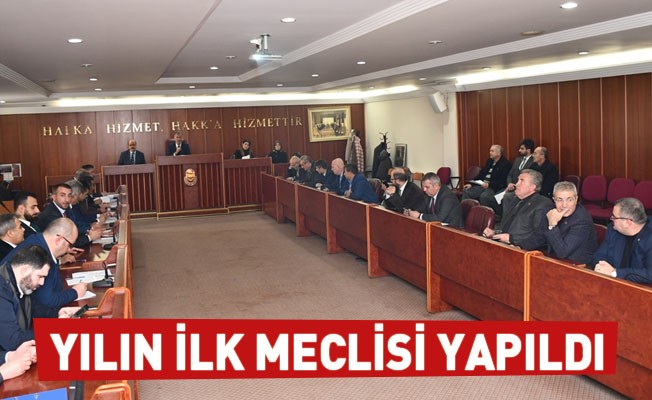 İnegöl'de Yılın İlk Meclisi Yapıldı