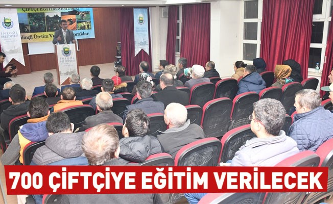 700 Çiftçiye Eğitim Verilecek