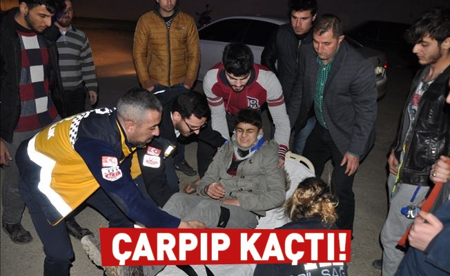 Çarpıp kaçtı!