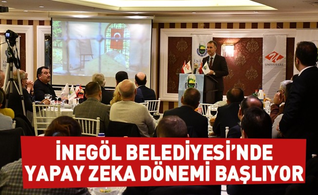 İnegöl Belediyesi’nde Yapay Zeka Dönemi Başlıyor