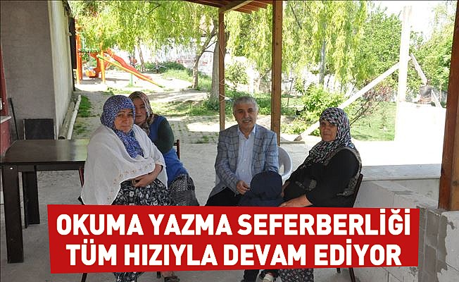 Okuma Yazma Seferberliği Tüm Hızıyla Devam Ediyor