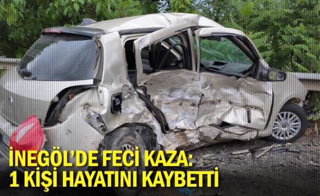 İnegöl'de feci kaza: 1 kişi hayatını kaybetti
