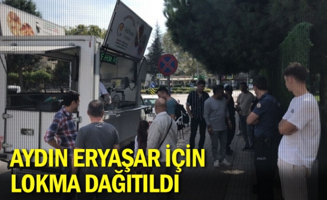 Aydın Eryaşar için lokma dağıtıldı