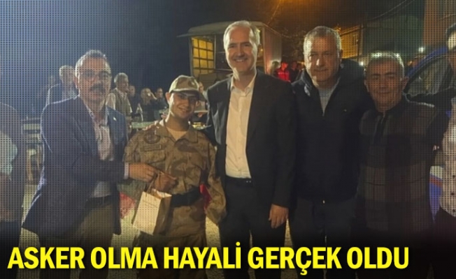 İnegöl’de özel birey asker olma hayali gerçek oldu