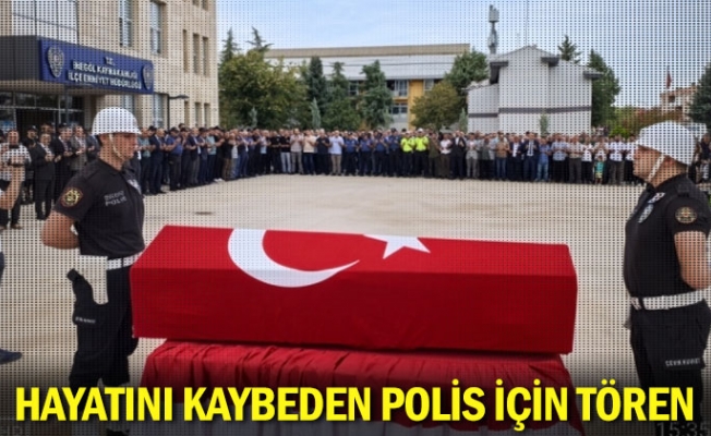 Hayatını kaybeden polis için tören: Gözyaşlarıyla uğurlandı ...