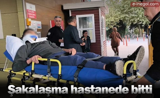 Şakalaşma hastanede bitti