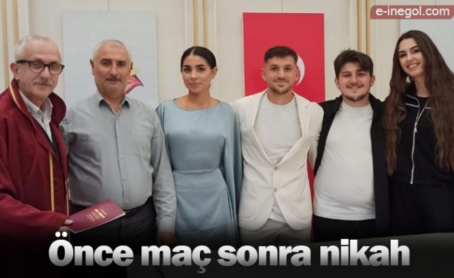 Önce maç sonra nikah