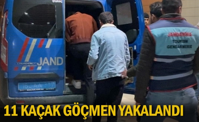 İnegöl'de 11 kaçak göçmen yakalandı