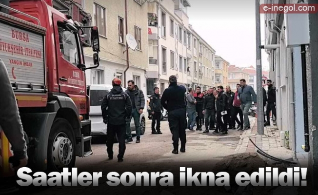 Saatler sonra ikna edildi!