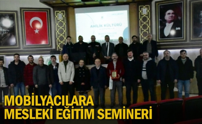 Mobilyacılara Mesleki Eğitim Semineri