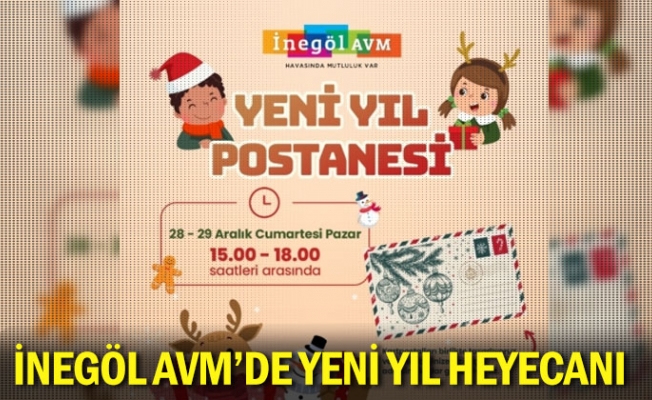 İnegöl AVM'de yeni yıl heyecanı