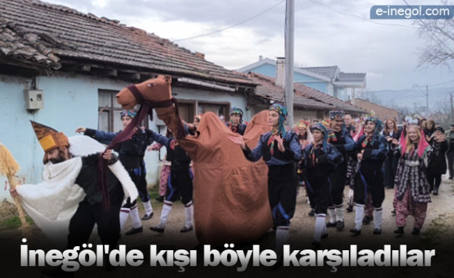 İnegöl'de kışı böyle karşıladılar