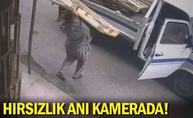 İnegöl'de hırsızlık anı kamerada!