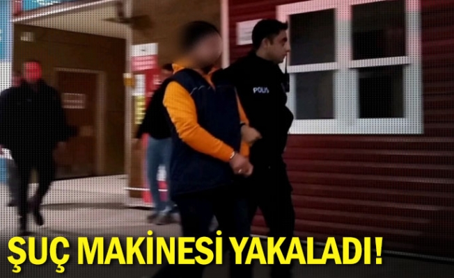 Şuç makinesi yakaladı!