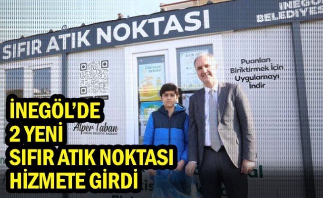 İnegöl’de 2 Yeni Sıfır Atık Noktası Hizmete Girdi