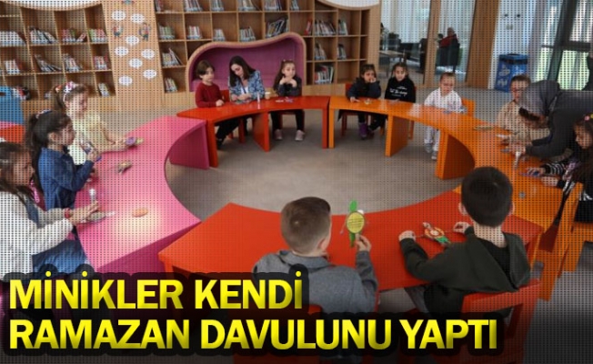 Minikler Kendi Ramazan Davulunu Yaptı