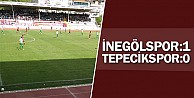 İnegölspor:1 - Tepecikspor:0