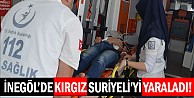 Kırgız, Suriyeliyi yaraladı!