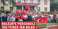 Darbeye Karşı İnegöl Tek Yürek Oldu