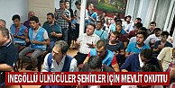 Ülkücüler şehitler için mevlit okuttu