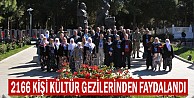 2166 Kişi Kültür Gezilerinden Faydalandı