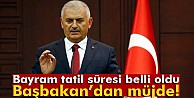 Başbakan'dan kamu çalışanlarına bayram müjdesi