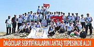 Dağcılar Sertifikalarını Aktaş Tepesinde Aldı