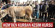 İnegöl HEM'den Kurban Kesim Kursu