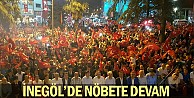 İnegöl’de nöbete devam