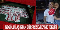 İnegöllü Aşıktan Sürpriz Evlenme Teklifi