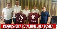 İnegölspor’a Royal Hotel’den destek