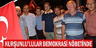 Kurşunlu'lular Demokrasi Nöbetinde